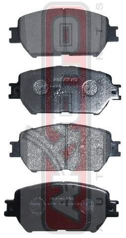 Akyoto AKD-1479 Front disc brake pads, set AKD1479