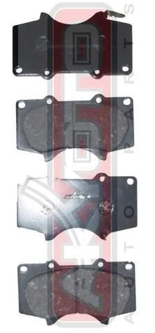 Akyoto AKD-1482 Front disc brake pads, set AKD1482