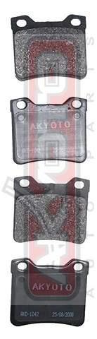 Akyoto AKD-1042 Rear disc brake pads, set AKD1042