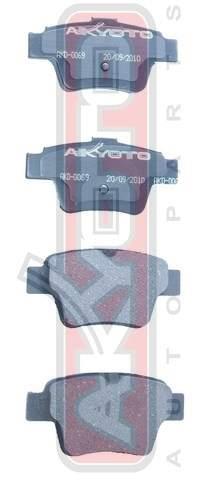 Akyoto AKD-0069 Rear disc brake pads, set AKD0069