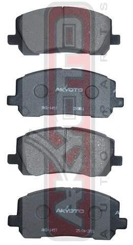 Akyoto AKD-1457 Front disc brake pads, set AKD1457