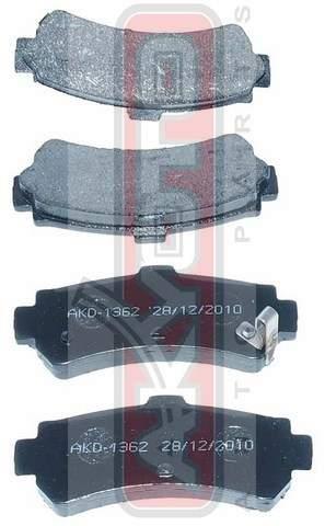 Akyoto AKD-1362 Rear disc brake pads, set AKD1362