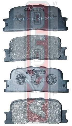 Akyoto AKD-1064 Rear disc brake pads, set AKD1064