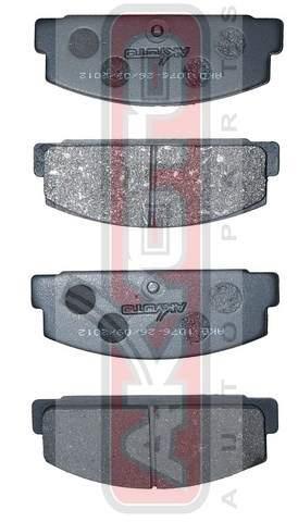 Akyoto AKD-1076 Rear disc brake pads, set AKD1076