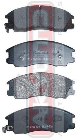 Akyoto AKD-0853 Front disc brake pads, set AKD0853