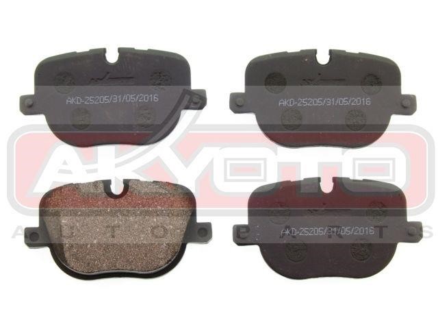 Akyoto AKD-25205 Rear disc brake pads, set AKD25205