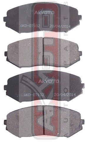 Akyoto AKD-07102 Front disc brake pads, set AKD07102