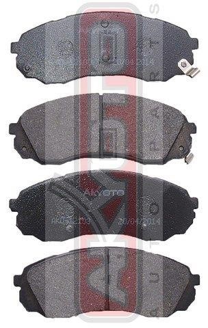 Akyoto AKD-12103 Front disc brake pads, set AKD12103