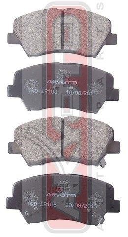 Akyoto AKD-12106 Front disc brake pads, set AKD12106