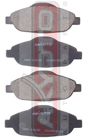 Akyoto AKD-13102 Front disc brake pads, set AKD13102