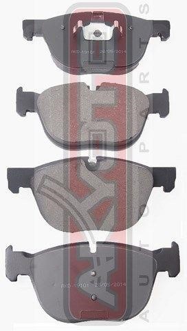 Akyoto AKD-19101 Front disc brake pads, set AKD19101