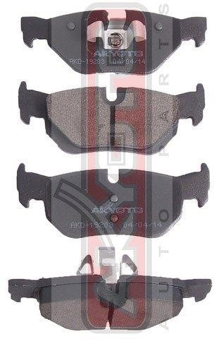 Akyoto AKD-19203 Rear disc brake pads, set AKD19203