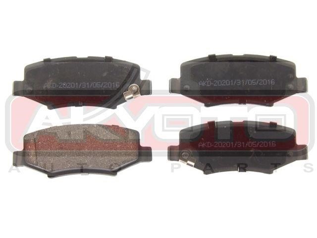 Akyoto AKD-20201 Rear disc brake pads, set AKD20201