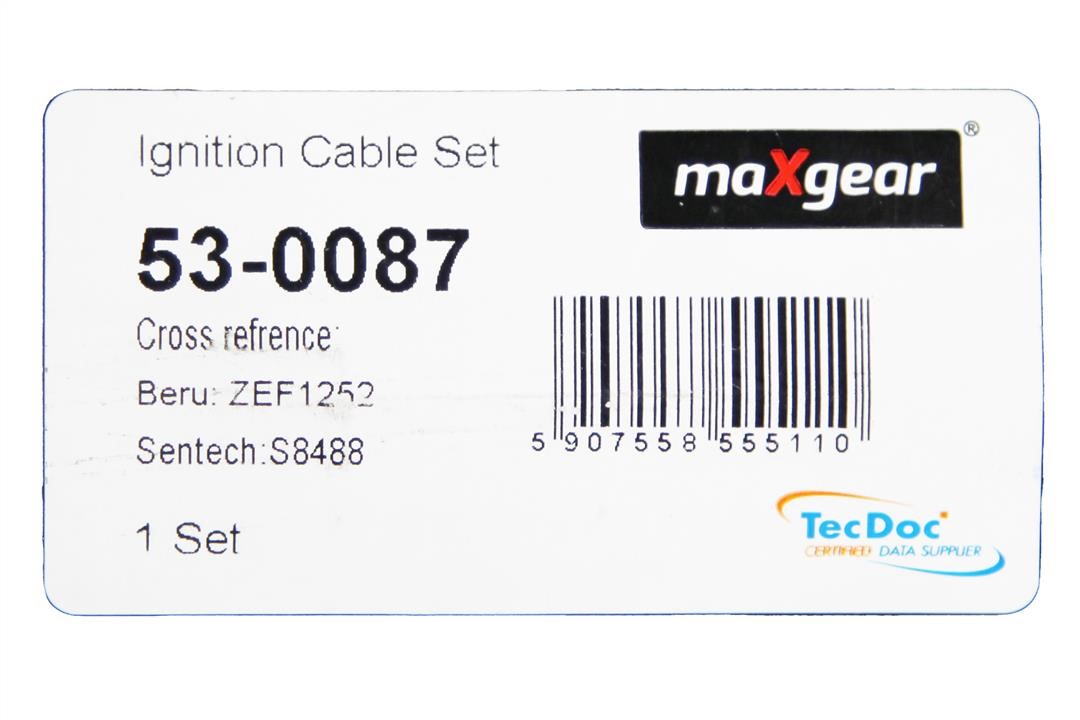 Ignition cable kit Maxgear 53-0087