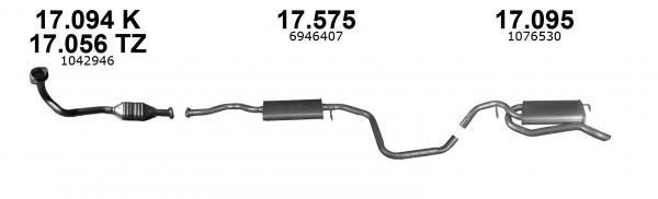 Izawit 17.094 Catalytic Converter 17094