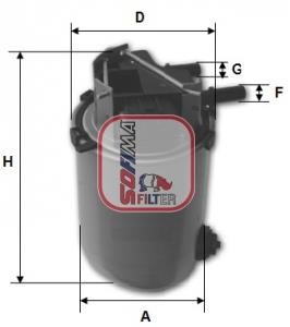 Sofima S 4095 NR Fuel filter S4095NR