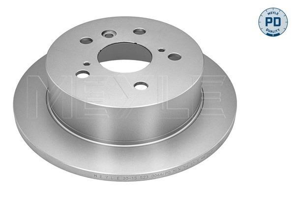 Meyle 30-15 523 0066/PD Rear brake disc, non-ventilated 30155230066PD