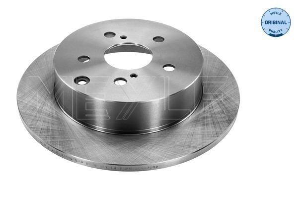 Meyle 30155230106 Rear brake disc, non-ventilated 30155230106