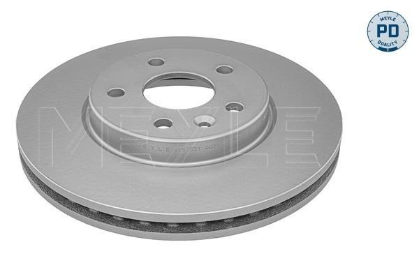 Meyle 615 521 0031/PD Front brake disc ventilated 6155210031PD
