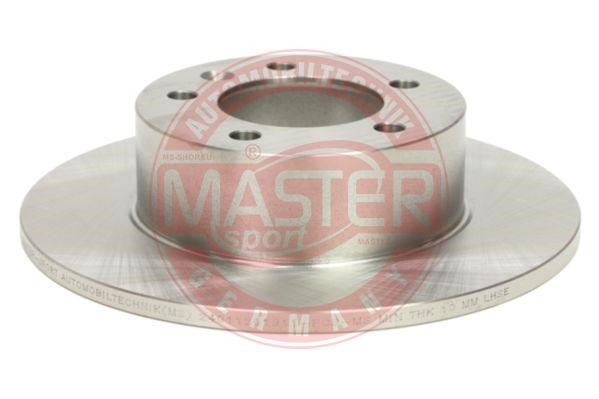 Master-sport 24011201911PCSMS Rear brake disc, non-ventilated 24011201911PCSMS