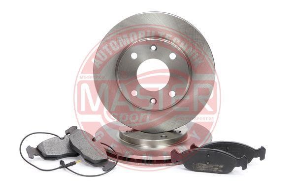 Master-sport 202001320 Front ventilated brake discs with pads, set 202001320