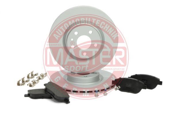 Master-sport 202202860 Front ventilated brake discs with pads, set 202202860