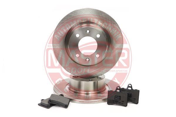 Master-sport 201401120 Brake discs with pads rear non-ventilated, set 201401120