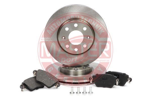 Master-sport 202202311 Front ventilated brake discs with pads, set 202202311