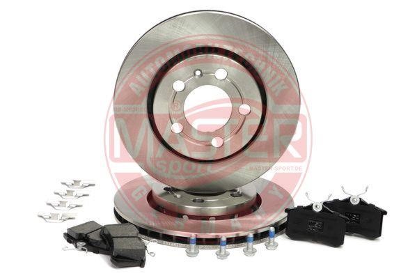 Master-sport 202201630 Rear ventilated brake discs with pads, set 202201630