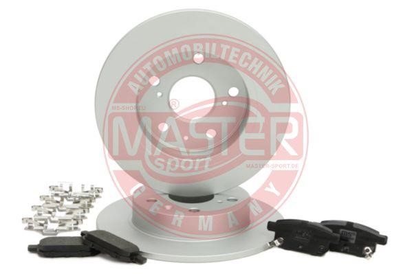 Master-sport 200901820 Brake discs with pads rear non-ventilated, set 200901820