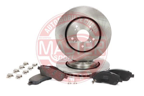 Master-sport 202802170 Front ventilated brake discs with pads, set 202802170