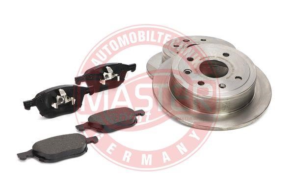 Master-sport 202501990 Front ventilated brake discs with pads, set 202501990