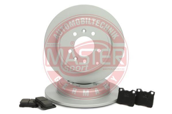 Master-sport 201002720 Brake discs with pads rear non-ventilated, set 201002720
