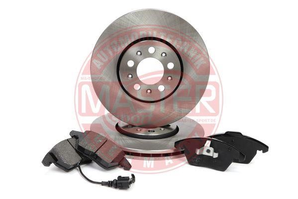 Master-sport 202501131 Front ventilated brake discs with pads, set 202501131