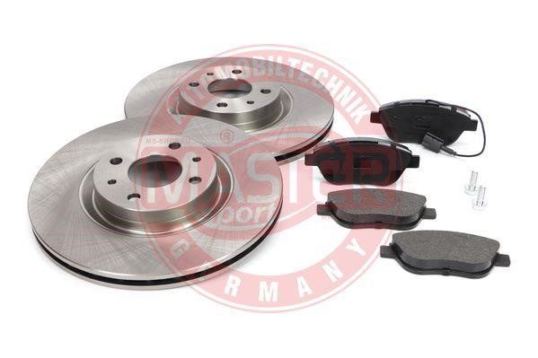 Master-sport 202201470 Front ventilated brake discs with pads, set 202201470