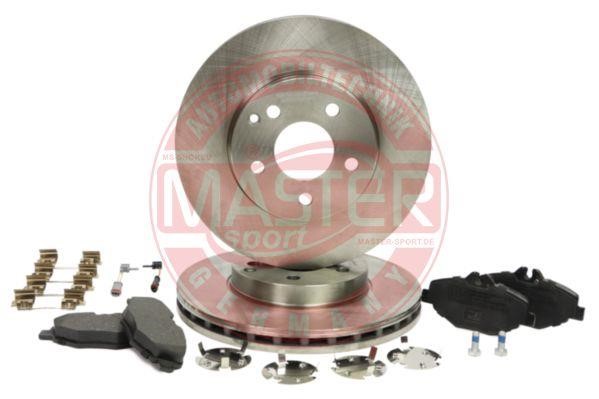 Master-sport 202801760 Front ventilated brake discs with pads, set 202801760