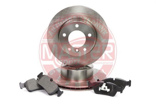 Master-sport 202202381 Front ventilated brake discs with pads, set 202202381