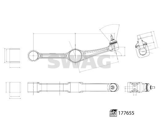 SWAG 33 10 4237 Track Control Arm 33104237