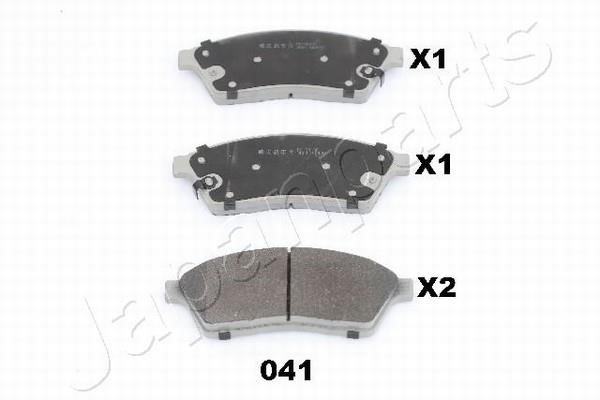 Japanparts PA-041AF Brake Pad Set, disc brake PA041AF