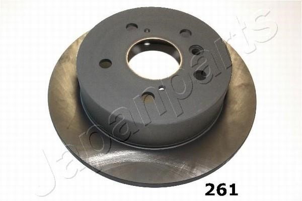 Japanparts DP-261 Rear brake disc, non-ventilated DP261