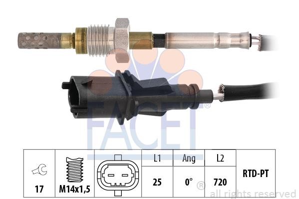 Facet 22.0178 Exhaust gas temperature sensor 220178