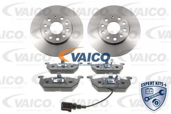 Vaico V10-6742 Front ventilated brake discs with pads, set V106742