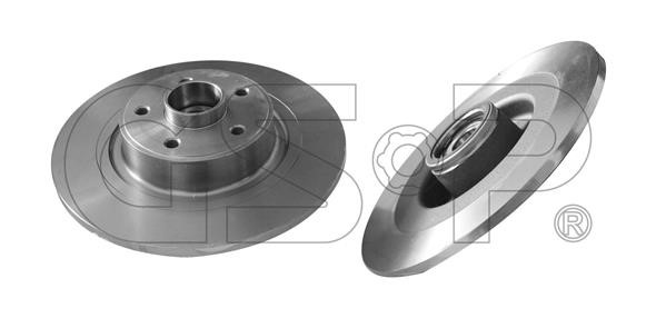 GSP 9230142 Rear brake disc, non-ventilated 9230142