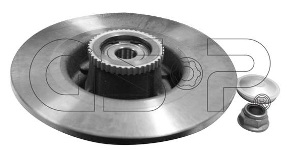 GSP 9225018K Rear brake disc, non-ventilated 9225018K