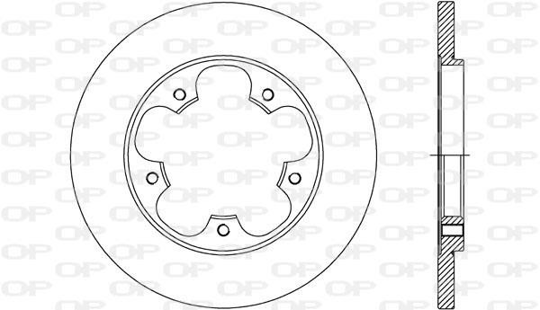 Open parts BDA273410 Brake disc BDA273410