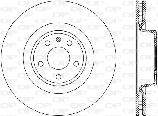 Open parts BDR278420 Brake disc BDR278420