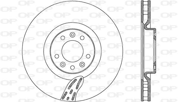 Open parts BDA276820 Brake disc BDA276820