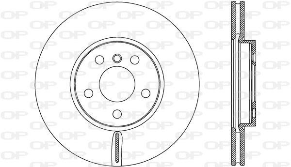Open parts BDR276120 Brake disc BDR276120