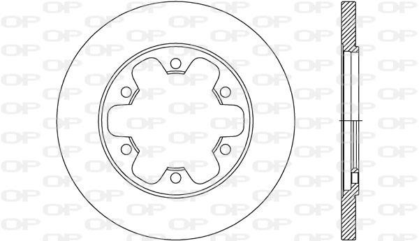 Open parts BDA273210 Brake disc BDA273210