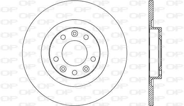 Open parts BDA274110 Brake disc BDA274110